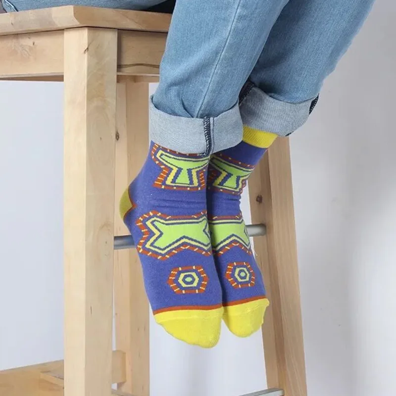 Happy Socks/женские оригинальные носки с абстрактным рисунком Модные женские