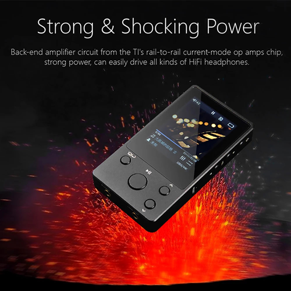 Новейшая версия] XDUOO D3 Professional Lossless музыка MP3 HIFI музыкальный плеер с HD OLED экран