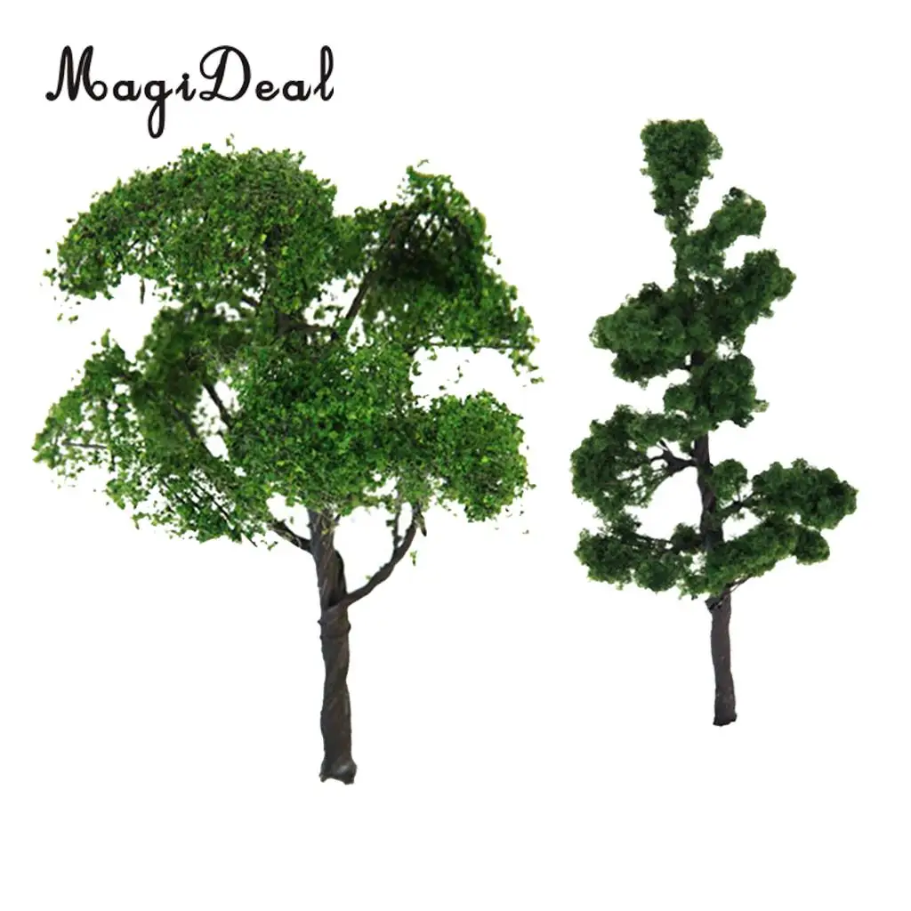 

12cm Model Pine Tree & Sycamore Train Railway Diorama Street Road Scenery HO