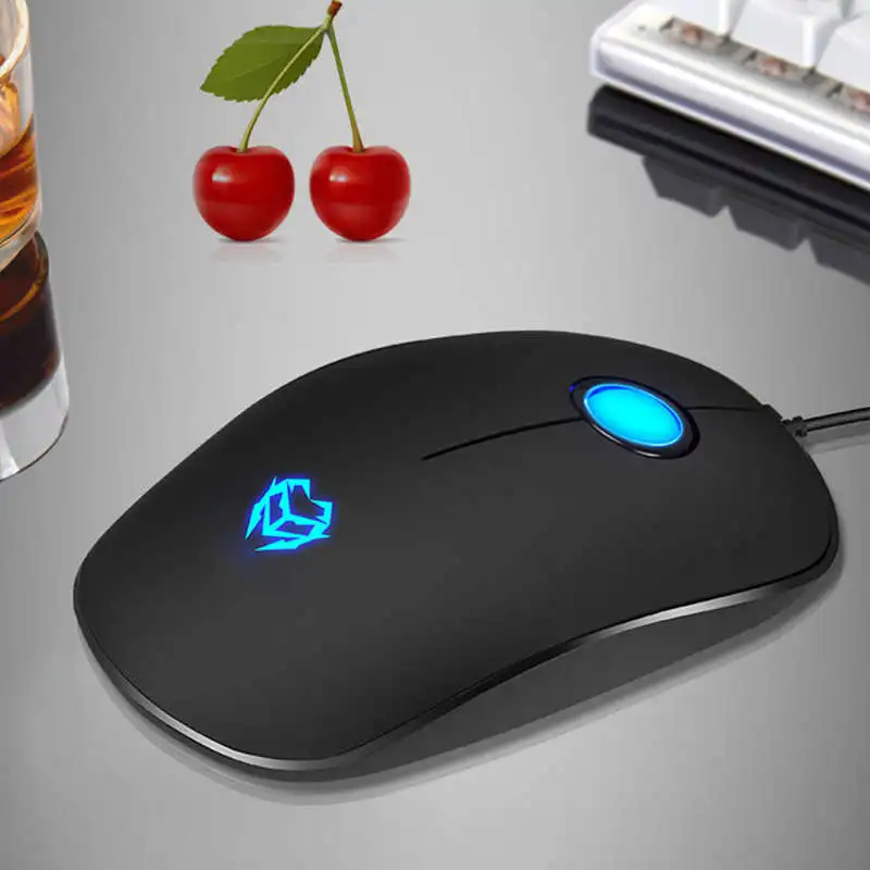 Модная проводная мышь 1200 точек/дюйм Led 3 кнопки Usb Проводная Pro игровая для ПК