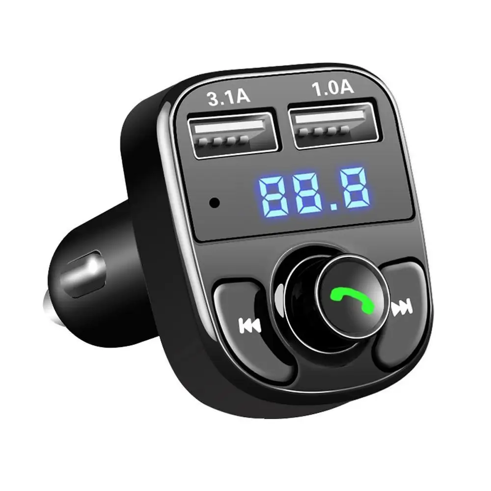 Автомобильные FM передатчики Aux модулятор Bluetooth 4 0 Handsfree автомобильный аудио mp3