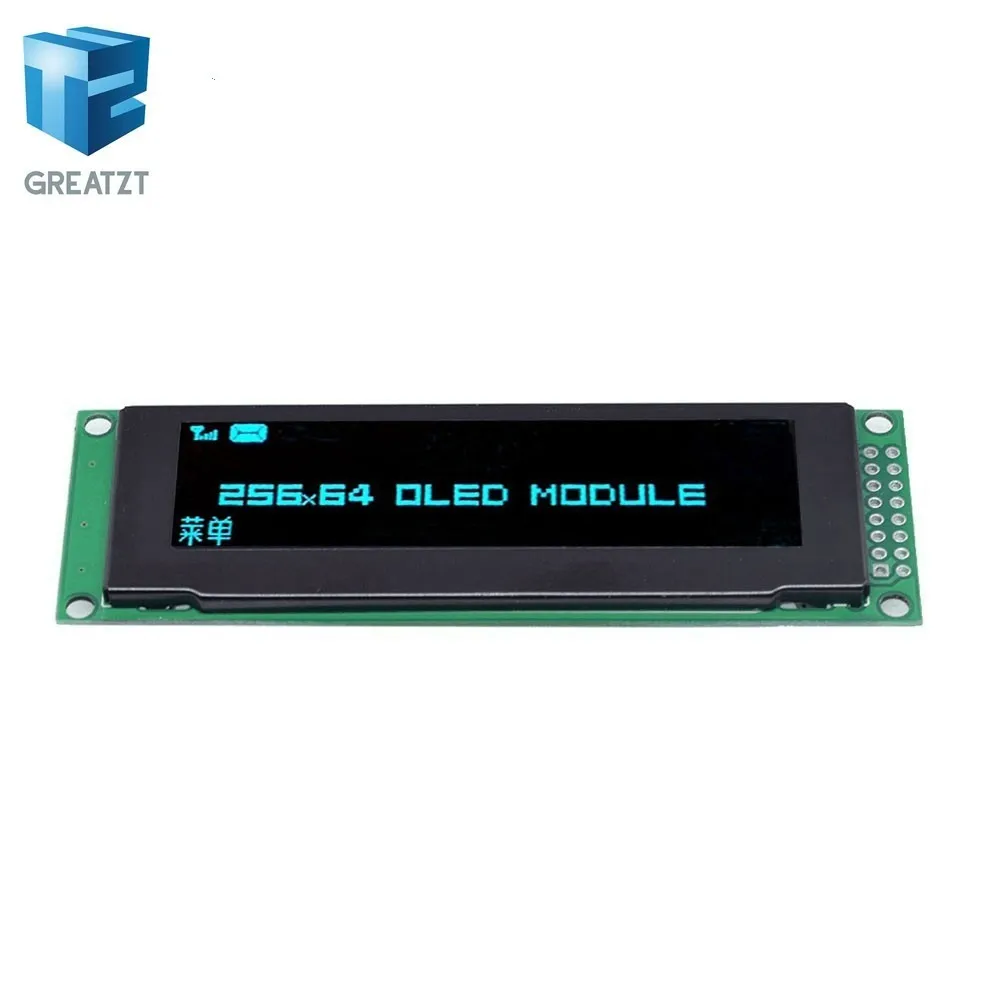 GREATZT Новый oled дисплей 2 8 &quot256*64 25664 точек Графический ЖК модуль экран дисплея LCM