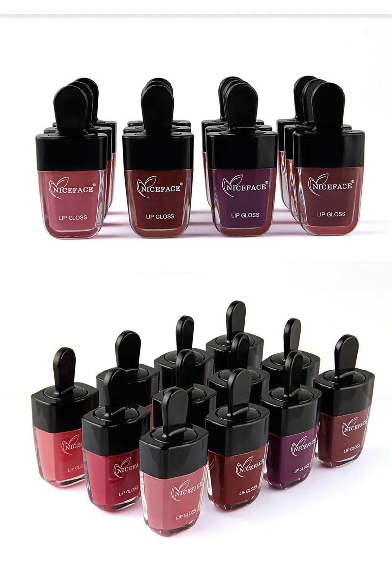 Rakado New Waterproof Matte Liquid Lipstick Moisturizer Smooth Long Lasting Lip Gloss Cosmetics Beauty Makeup Ice Cream Lipgloss | Красота и