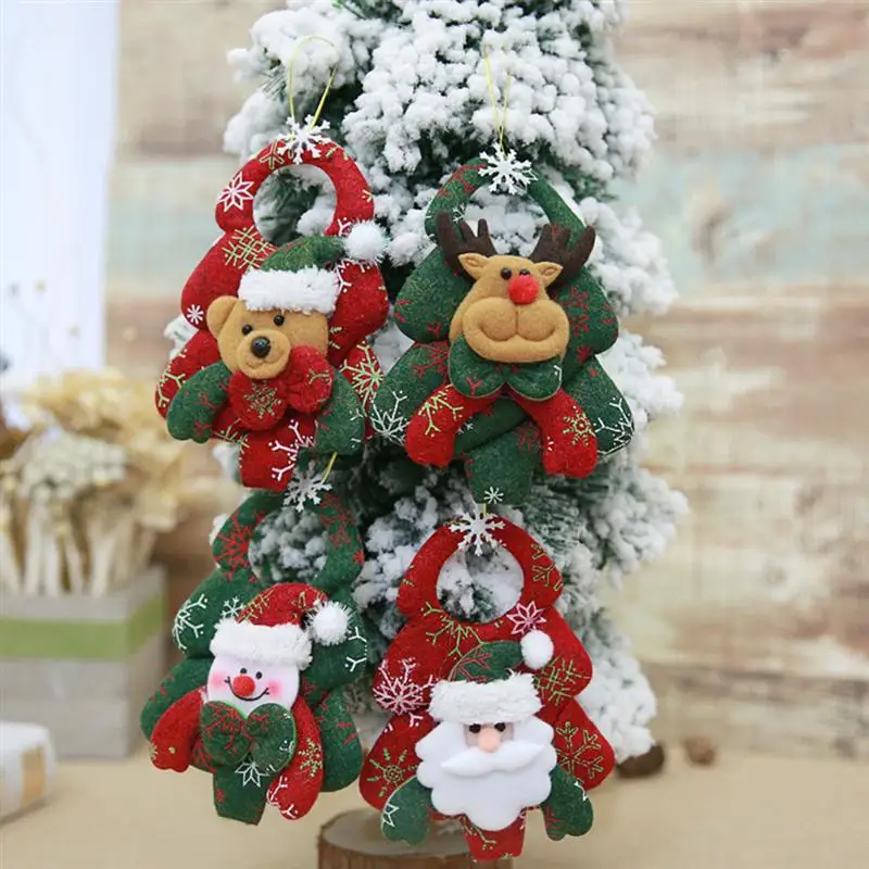 3pc Christmas Ornaments Decoration Window Fireplace Door Wall Tree Hanging Ornament Party Favors Xmas | Дом и сад