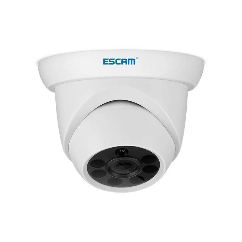 Escam Qh001 Onvif H.265 1080P P2P Ir Dome Wifi Ip камера с функцией интеллектуального анализа 3D