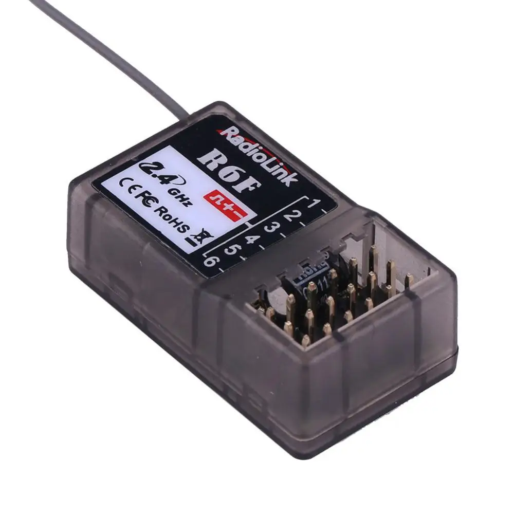 LeadingStar RadioLink R6F 2 4 ГГц 6CH RC приемник аксессуар для RC6GS RC4GS RC3S RC4G T8FB передатчик горячая