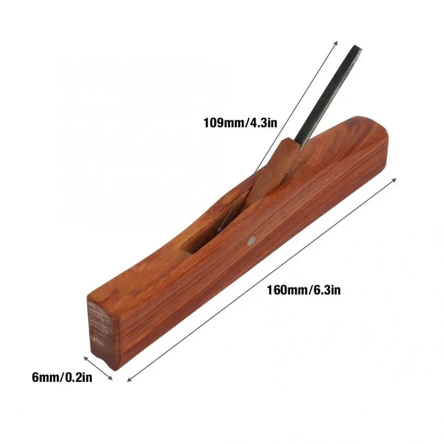 Handhobel выпуклый плоскости фрезы по дереву из розового дерева ручной рубанок Carpenter резьбы по дереву Самолет 6/8/16/22 мм древесины рубанки для край