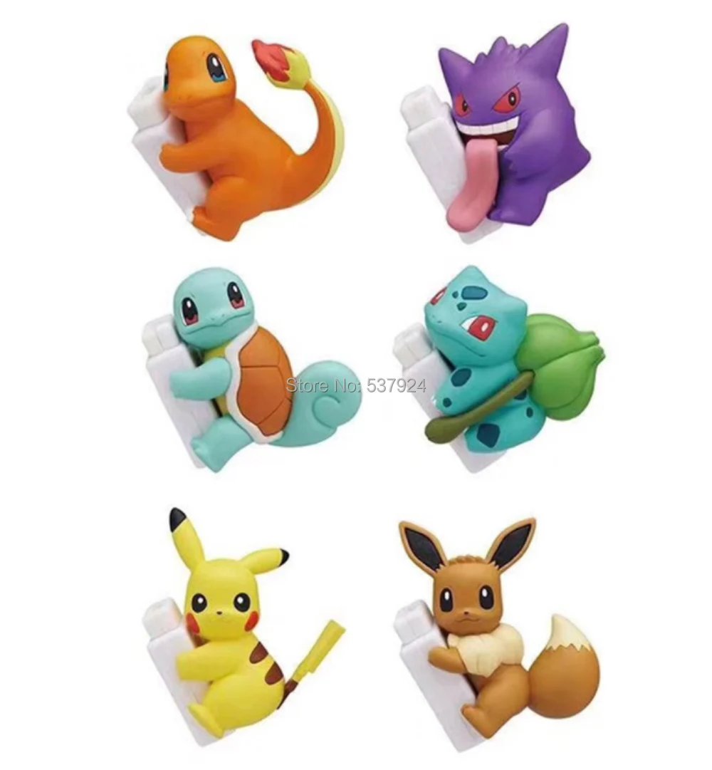 Новые 30 шт. экшн фигурки Pika Eev Gen 6 см из ПВХ|Игровые и трансформеры| |