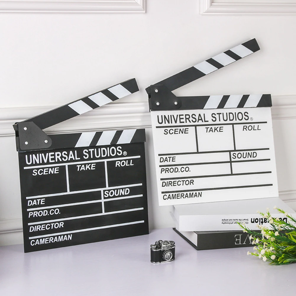 Деревянные ремесла украшения режиссер Видео Сцена Clapperboard ТВ фильм Хлопушка