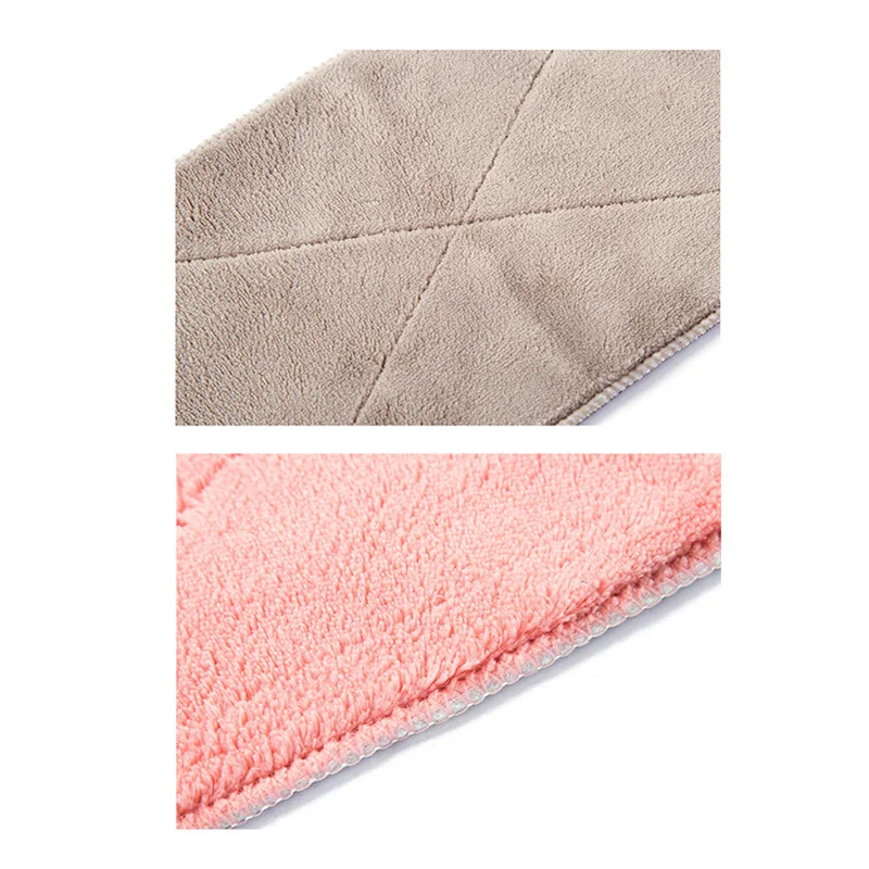 3 шт. микрофибра Двусторонняя впитывающая тряпка утолщенная антипригарная