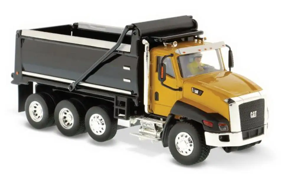 Бренд Diecast Masters 1/50 весы Caterpillar Cat CT660 самосвал желтого и черного цветов литья под
