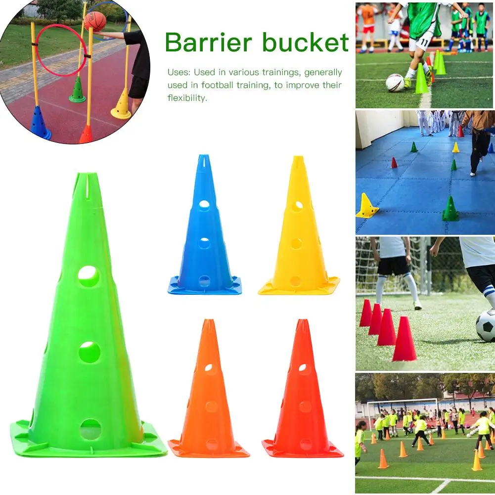 Барьерное ведро для футбола баскетбола тренировочное оборудование с отверстием