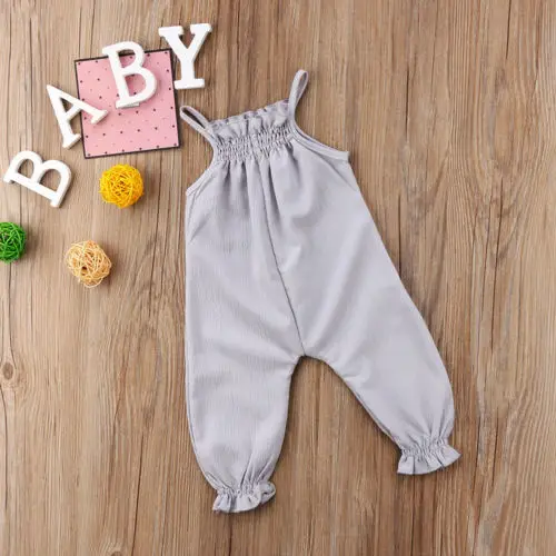 Одежда для маленьких девочек на лямках Летний комбинезон комбинезон|Ромперы| |