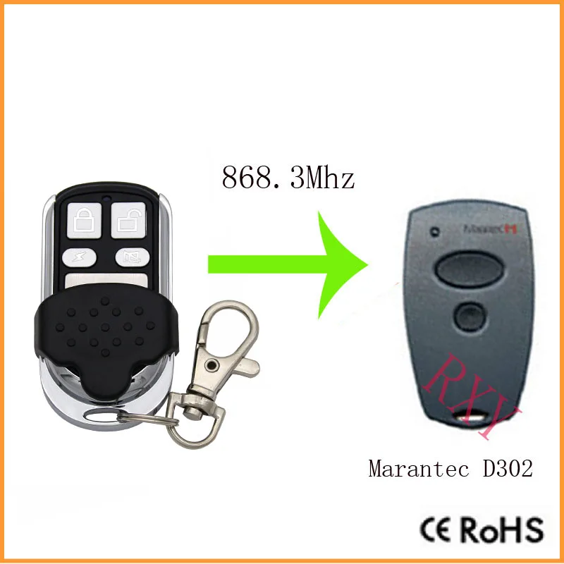 Marantec D302 дистанционного Управление 868 3 копировальный аппарат MHz ворота гаража МГц
