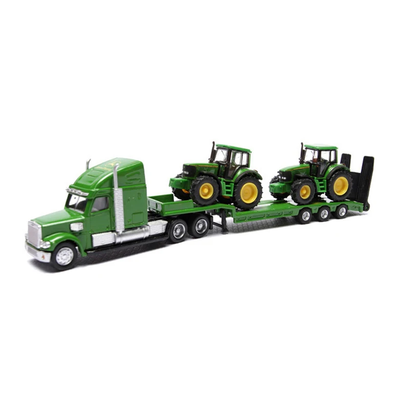 Транспорт игрушки фермер Низкорамный грузовик трактор Танк Эвакуатор модель | - Фото №1