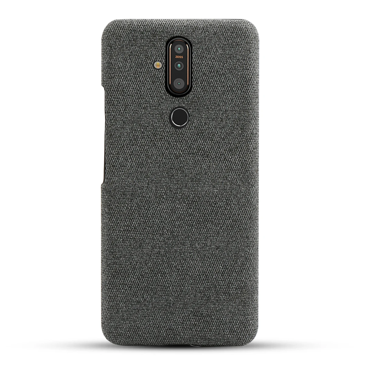 For Nokia X71 Case Slim Back Hard PC Felt Woven Fabric Cloth Shockproof Mobile Phone Fundas Full Protection Cover |