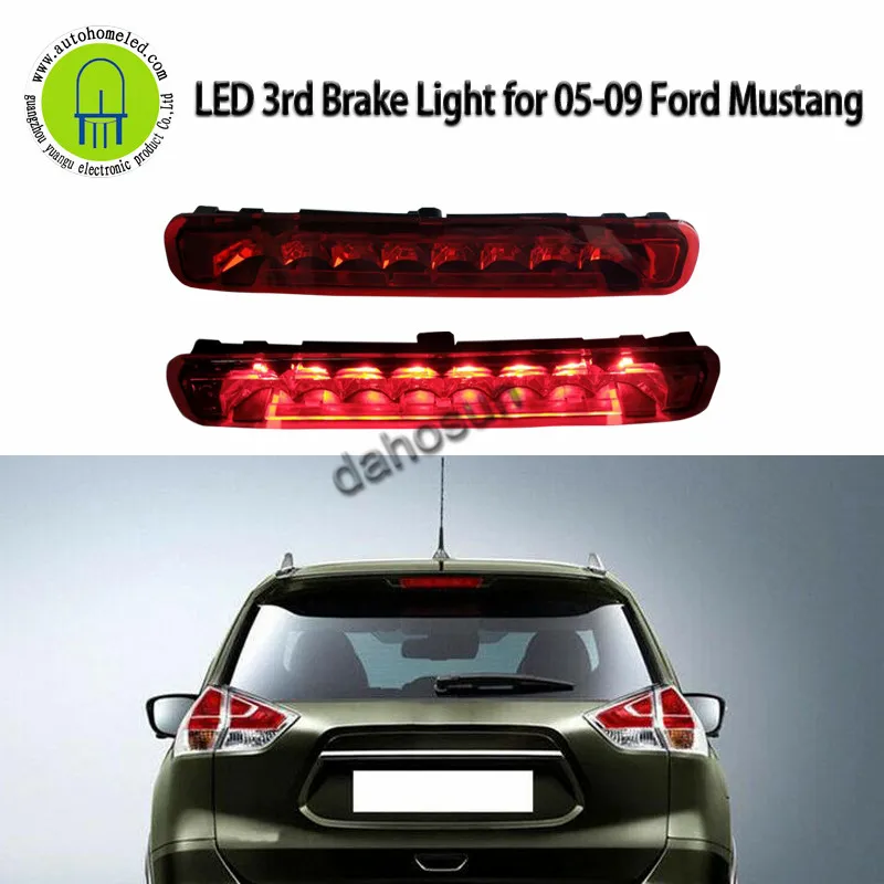 Для Ford Focus 05 09 Мустанг красные черные прозрачный корпус светодиодный третьей 3RD