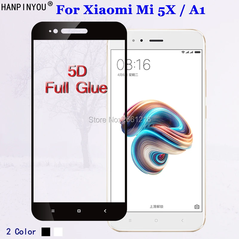 Для Xiaomi Mi A1 MiA1 MA1 5 &quot5D полное покрытие клеем закаленное стекло 9H Премиум Защитная