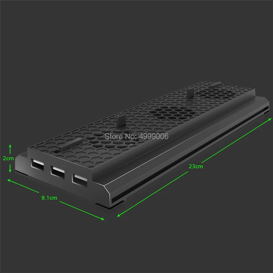 Черный охлаждающий вентилятор Xbox One X высокоскоростная консоль вертикальная