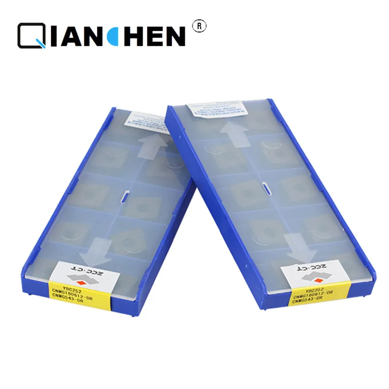 

Оригинальные ZCCCT 10 шт. высококачественные Высокопроизводительные высокопрочные ЧПУ промышленные CNMG160612-DR YBC252 карбидные вставки