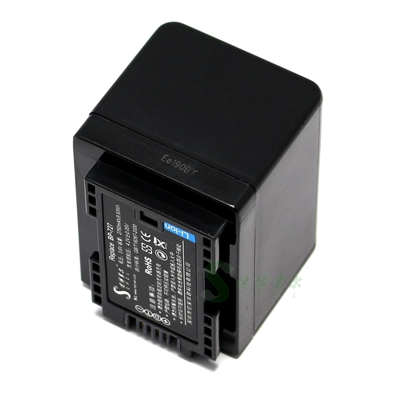 Аккумулятор BP 727 для Canon LEGRIA HF R86 R806 R76 R706 R66 R47 R48 R406 R36 R38 R506 M52 M60 совместимый с 709