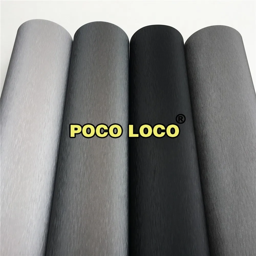 

Dark Grey Brushed Aluminum Metallic Vinyl Wrap Film Sticker Bubble Free Appliy For Entire Vehicle Wrap Exterior Mirror Cover