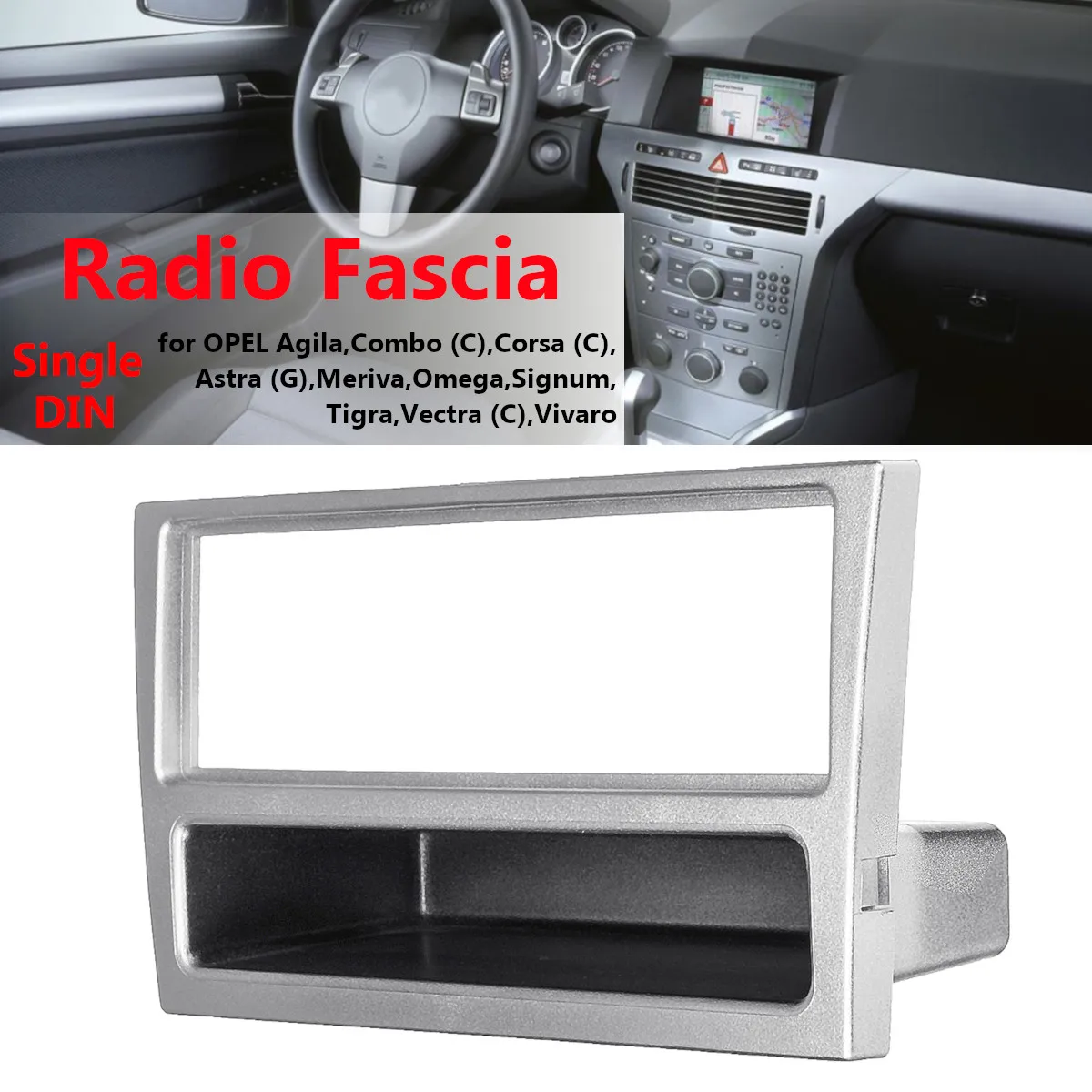 Автомобильная стереомагнитола 1 Din для OPEL Agila Tigra Astra 2004 2009 панель приборной панели