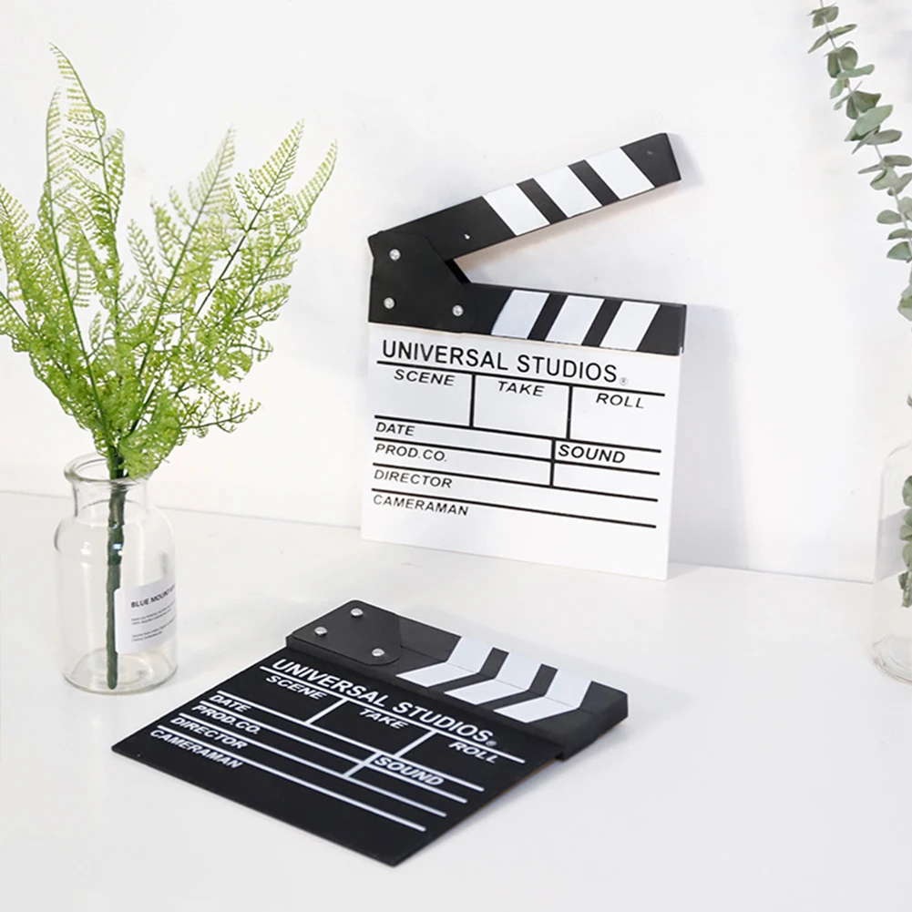 Деревянные ремесла украшения режиссер Видео Сцена Clapperboard ТВ фильм Хлопушка