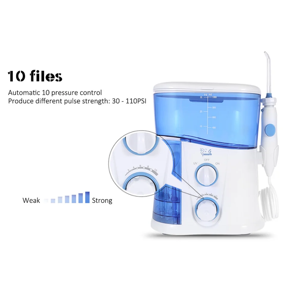 Gustala 1000ml Dental Flosser Portable Oral Floss Irrigator Teeth Care Hygiene Irrigation Set Wholesale | Бытовая техника
