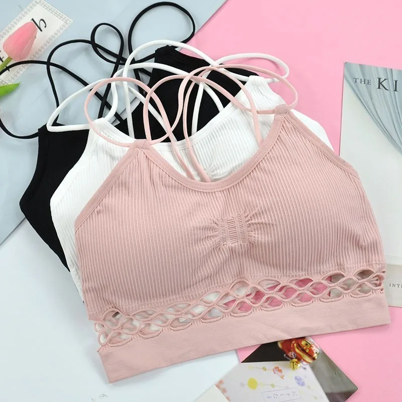 Быстросохнущий фитнес-спортивный лифчик для женщин Quick Dry Fitness Sports Bra Women Sexy Yoga Undrewear Push Up Shakeproof Running Padded Vest Workout Gym Top Tank Breathable on.