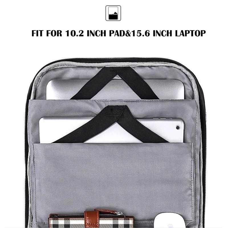 Рюкзак для ноутбука MacBook 15 6 &quotСумка с usb-портом зарядки рюкзак Hp Lenovo Huawei Matebook X |