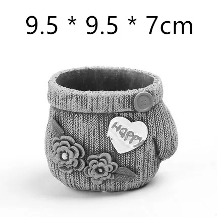 

3D Cement Glove pot Mold for Home Garden Verando Flowerpot Making Creative Desk Decorating Concrete Pen Holder Silicone Molds