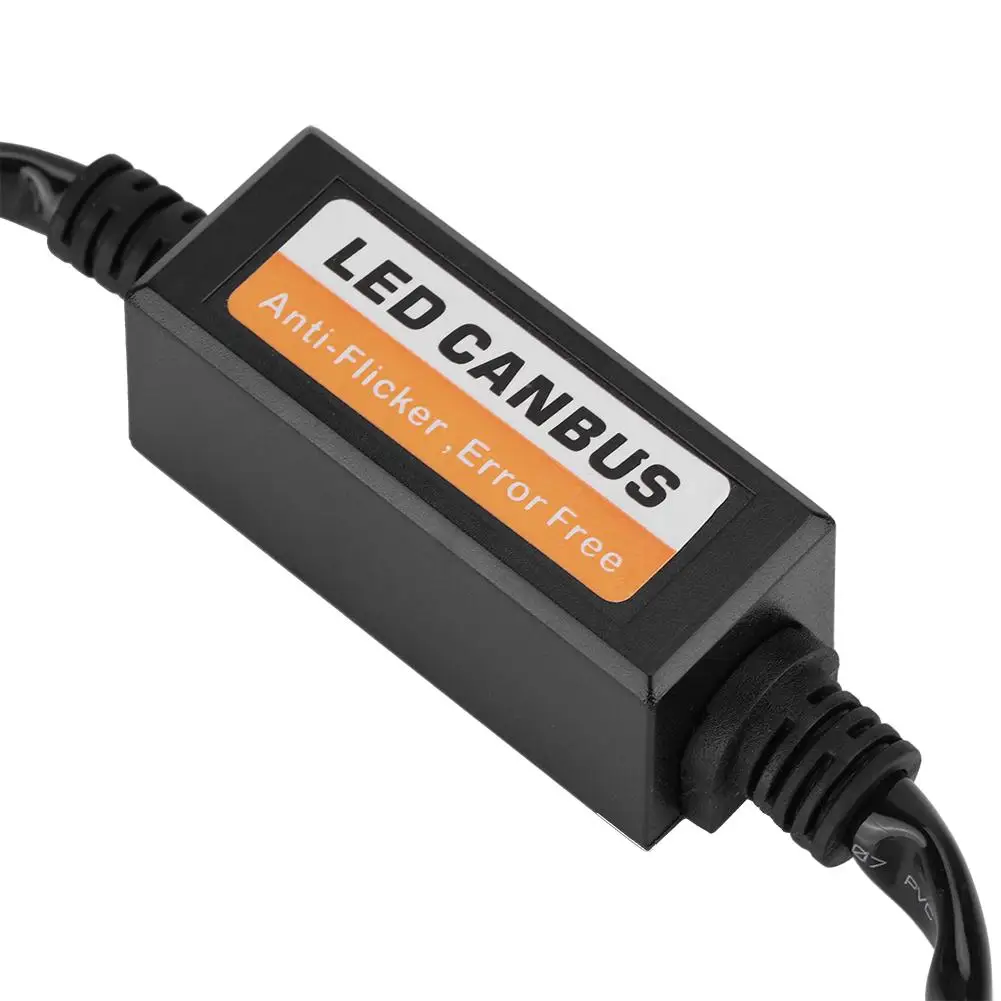 1 пара LED Canbus декодер фары Device Anti Flicker резисторы уменьшение ошибок для H7 набор