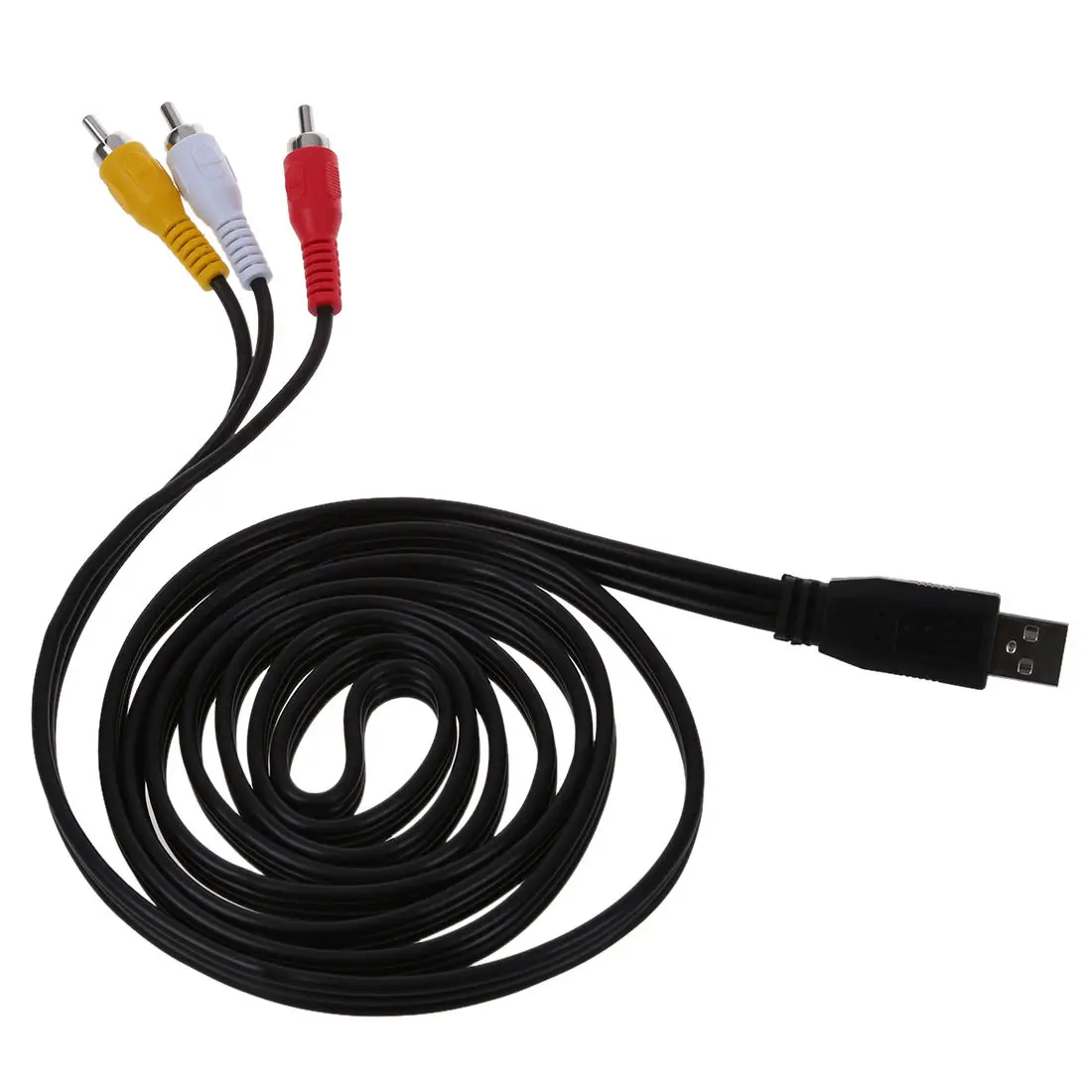 VCD DVD USB штекер 3 RCA адаптер AV аудио видео кабель Шнур 1 8 м| |