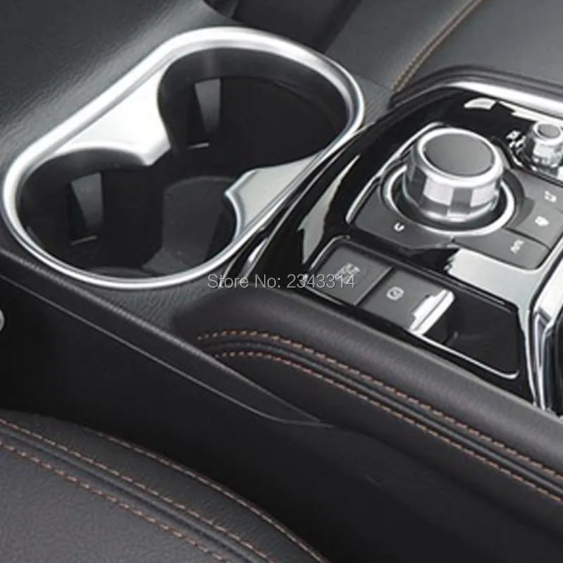 Для Mazda CX-5 KF 2017 2018 ABS стакана воды матовый центральной консоли держатель крышка
