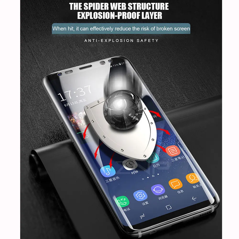 KISSCASE полное покрытие мягкий гидрогель пленка для экрана iPhone X XR XS макс 7 8 6 6s плюс
