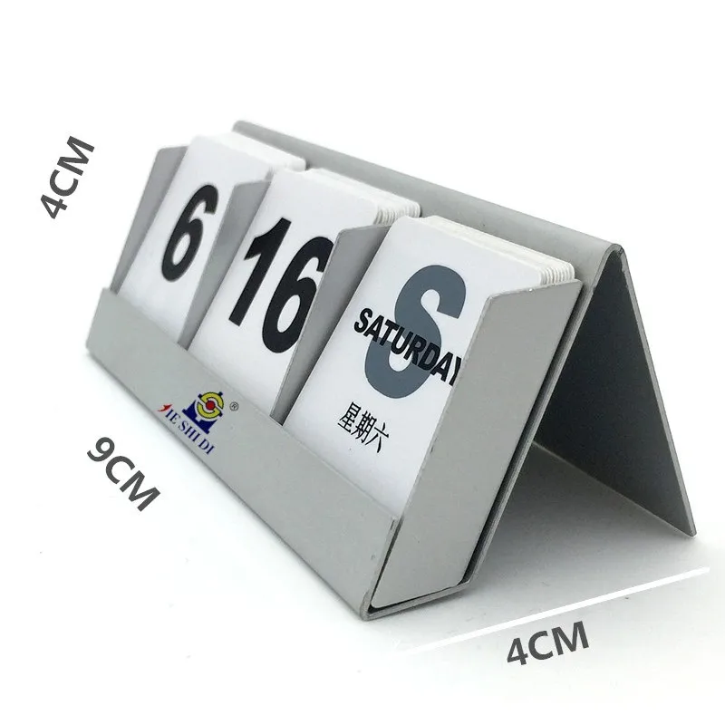 Manual Calendar Alloy Perpetual Calendar. Operation Page Kawaii Office Business Affairs Furniture Gift | Канцтовары для офиса и