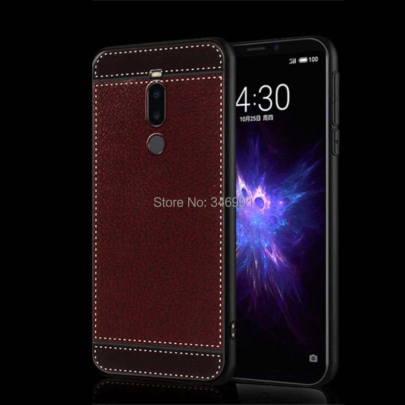Чехол для Meizu Note 8 M822Q кожаный чехол M8 6 0 дюйма мягкий черный силиконовый