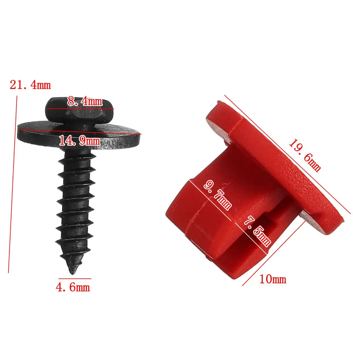 20 шт. крепеж для подпольного двигателя защелки пряжка защита нижней части винты