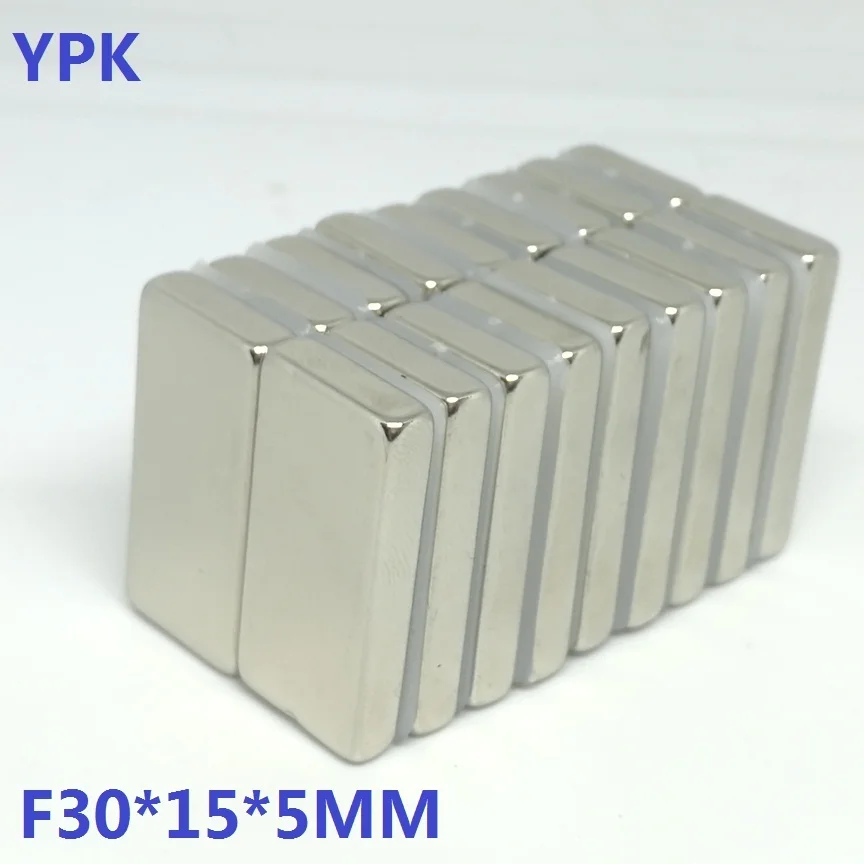 50 шт./лот N35 блок магнит 30X15X5 Неодимовый Магнит 30*15*5 Магниты NdFeB 30 x 15 5 |
