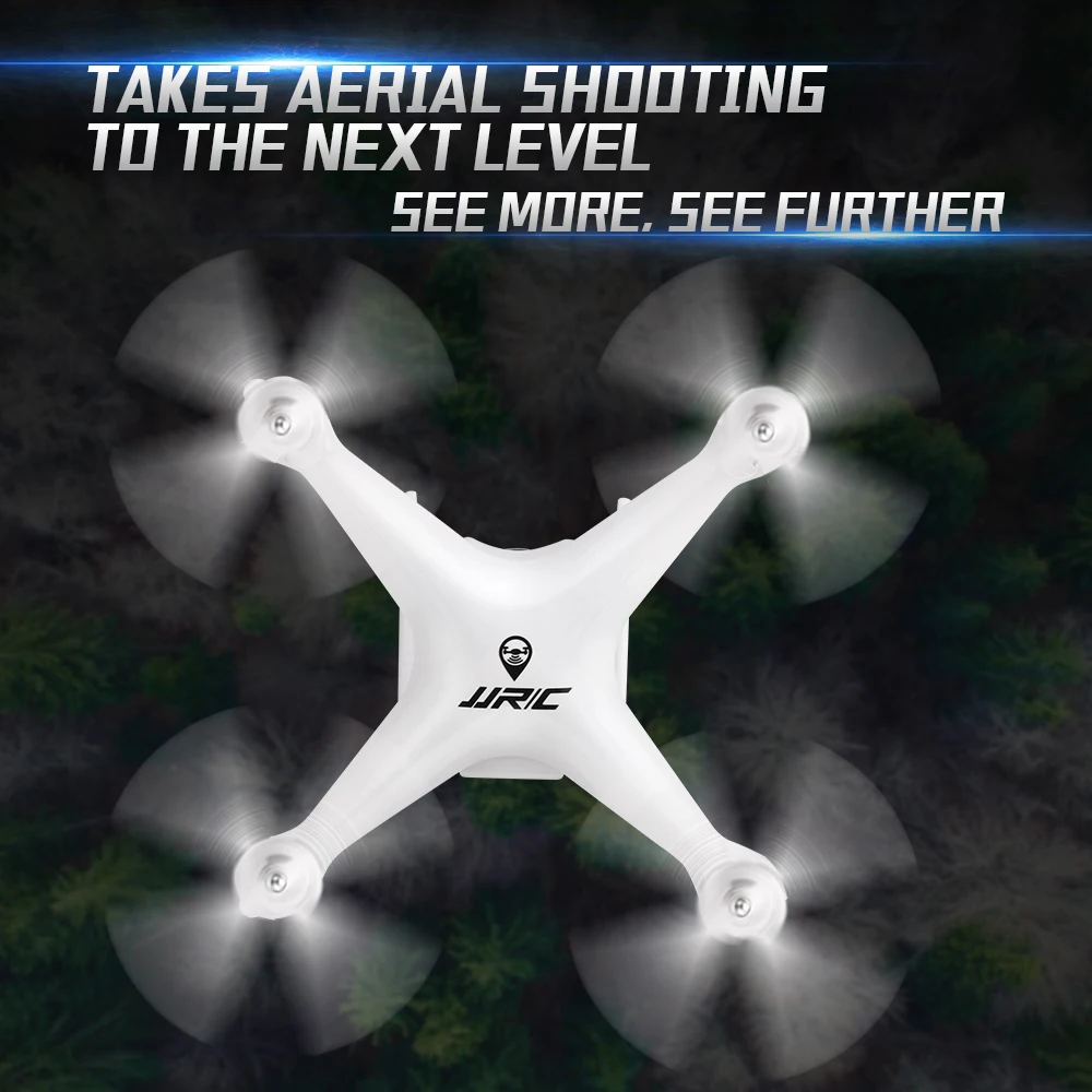 Квадрокоптер JJRC H68G Радиоуправляемый вертолет с камерой 1080P GPS Wi Fi FPV