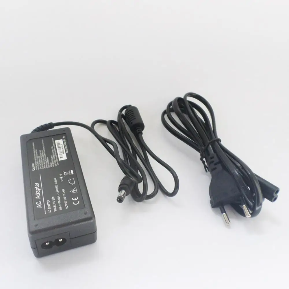 Power AC Adapter Battery Charger For Toshiba C655D L655D C600 C655 R700 L600 L730 L600D L750D P2000 F25 L30 L35 L45 19V 3.42A