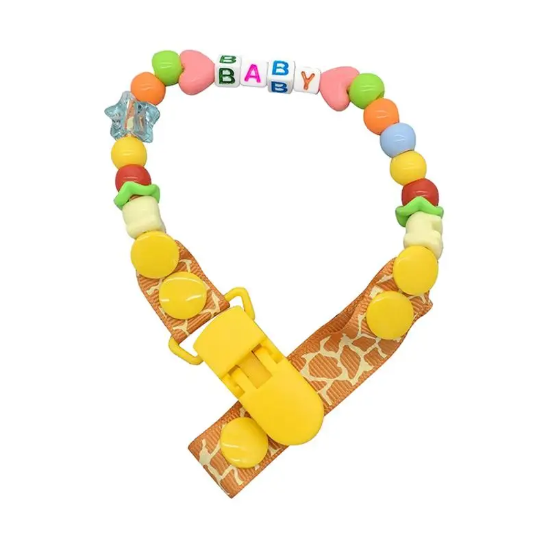 Прищепка для соски цепи деревянные бусины пустышка Клип Chupetas Соска Ниблер зажимы