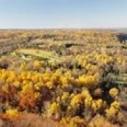 Вид с воздуха пейзаж Делавэр река Вашингтон пересечение Бакс графство