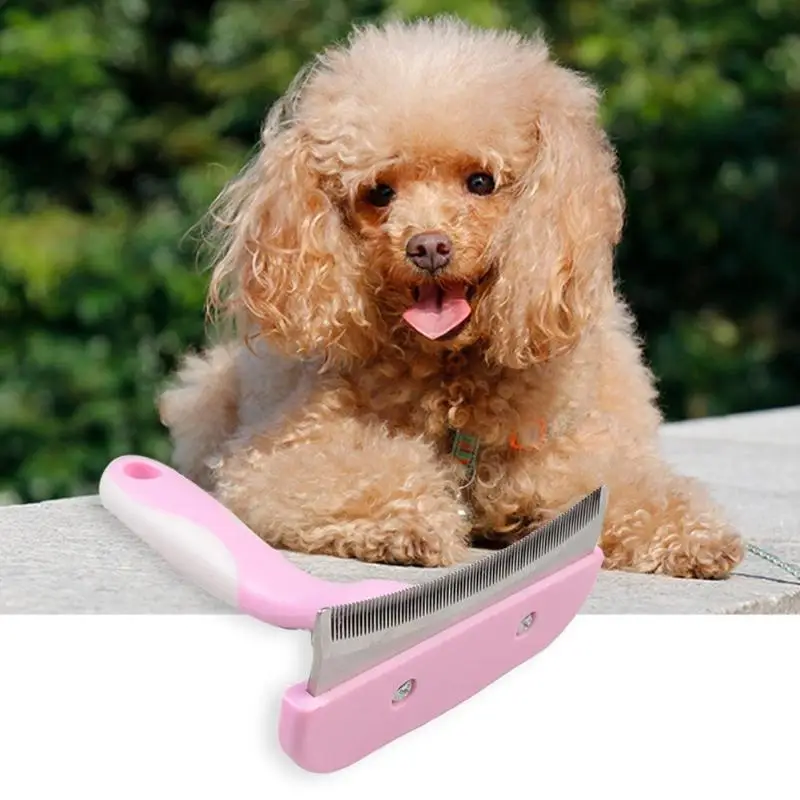 Щетка из нержавеющей стали для стрижки шерсти домашних животных|Расчески собак| |