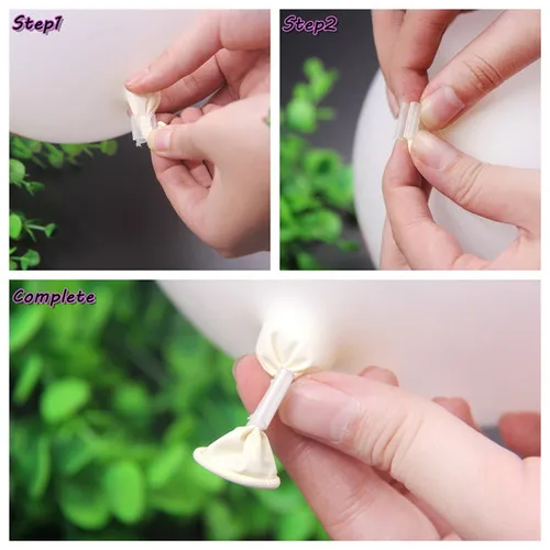 100 шт./лот полезные воздушные шары уплотнительные клипсы шариковые кнопки для