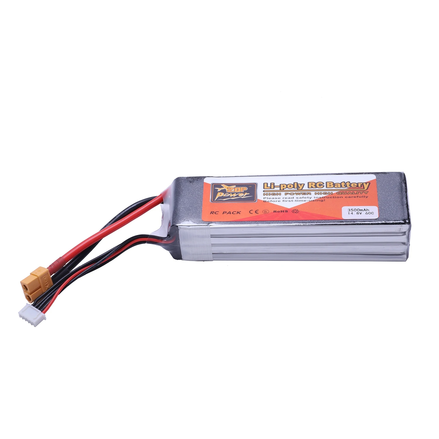 ZOP мощность 60C 14 8 V 3500 мА/ч 4S Lipo Батарея XT60 штепсельной вилки|Батареи| |