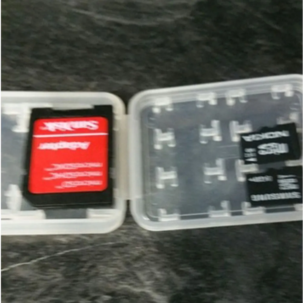 Жесткий Чехол для Micro HC TF MS коробка хранения карт памяти защитный чехол ПК футляр