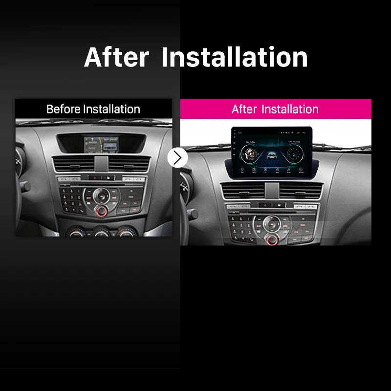 Harfey 9 дюймов Android 1 стерео для Mazda BT 50 2012 2018 OEM GPS навигация Сенсорный экран радио WIFI