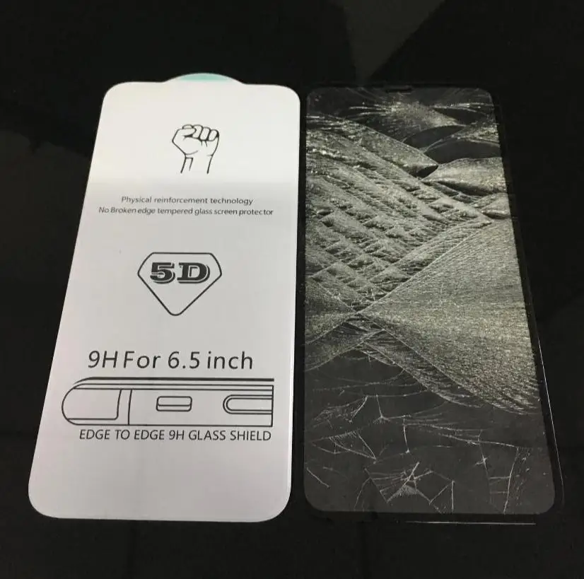CAMDEMS 5D Full Cover Tempered Glass for iPhone 12 12pro max xr X 8 7 6 Protective Screen Protector retail box 200pcs | Мобильные